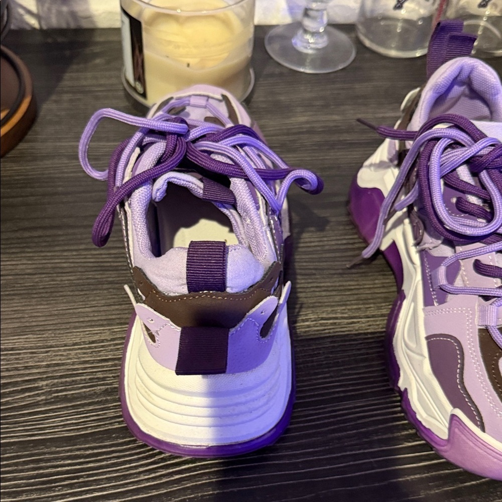 Women's Purple Sneakers - Picture 7 of 8